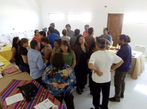 Participantes del proyecto durante una actividad.